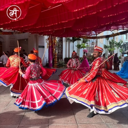 Rajasthnai folk music group